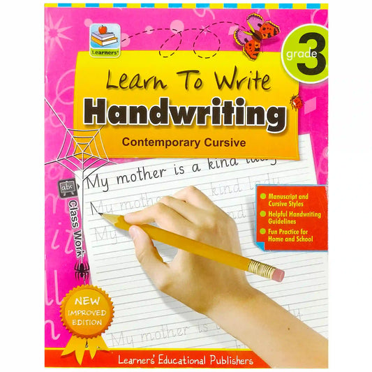 Learn To Write Handwriting Contemporary Cursive Grade 3