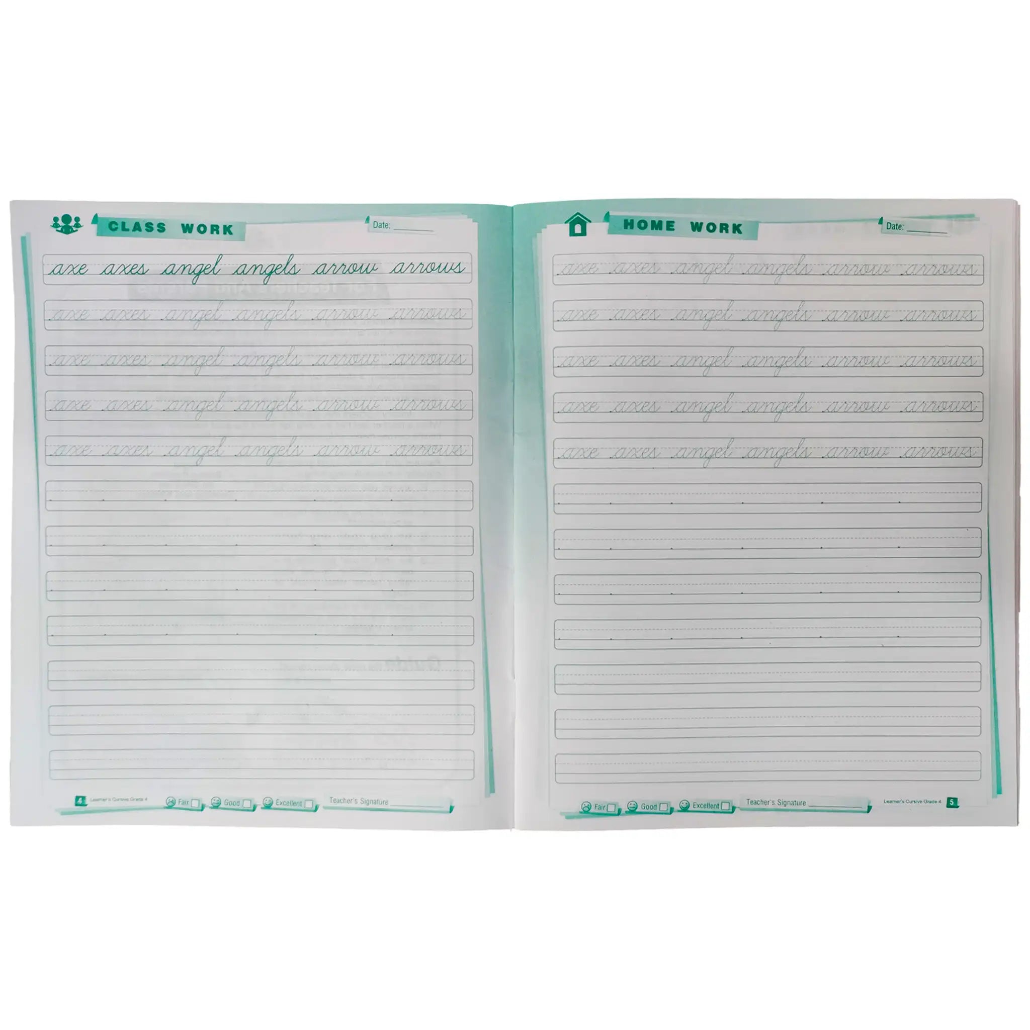 Learner Cursive Handwriting Book For Class 4 Rabia Books - Saleemi Book Depot in pakistan