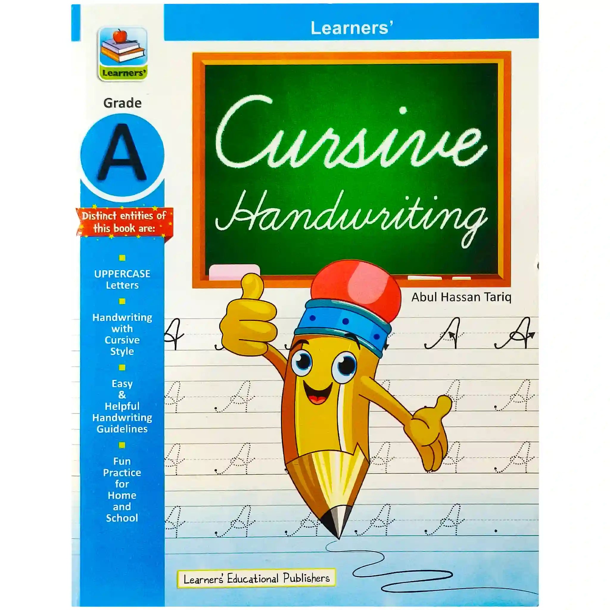 Learner Cursive Handwriting Book For Grade A - Saleemi Book Depot in pakistan