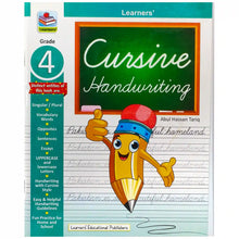 Learner Cursive Handwriting Book For Class 4 Rabia Books