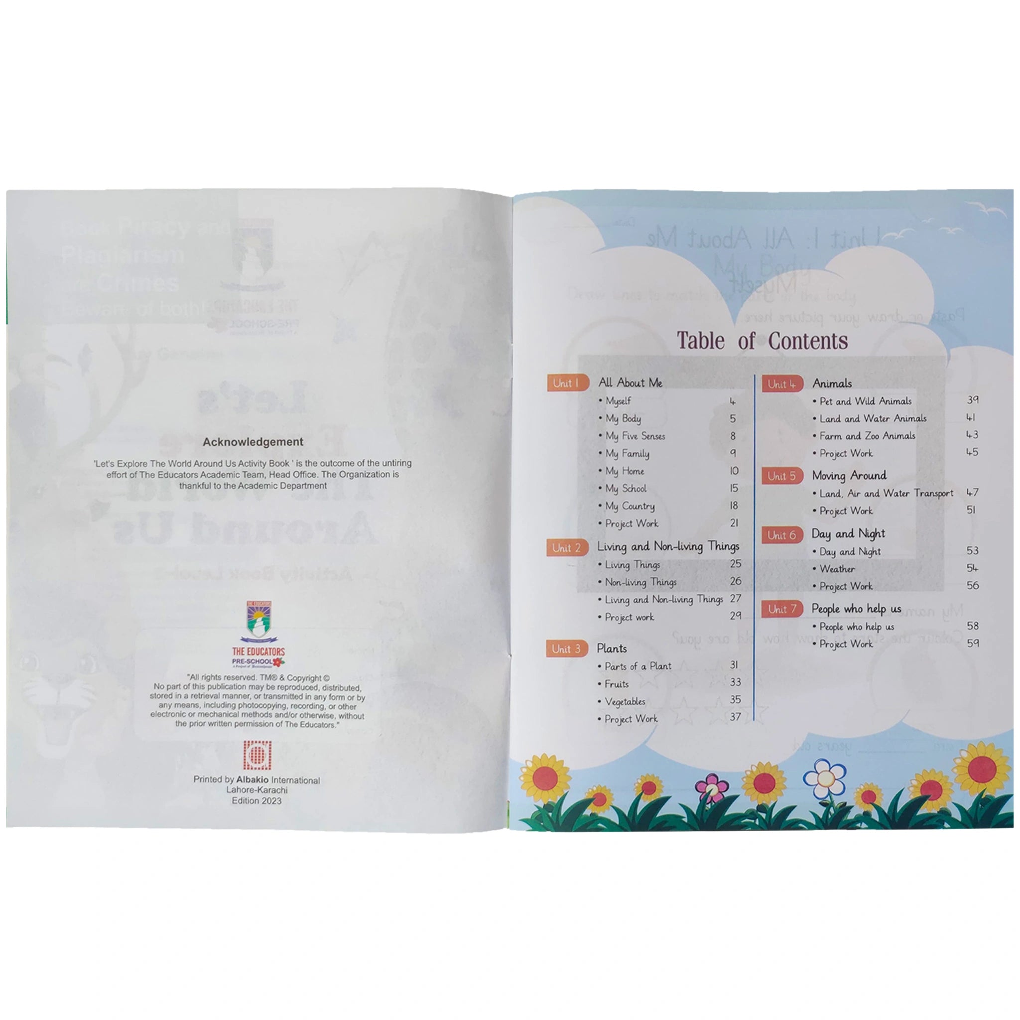 Let's Explore The World Around Us Activity Book Level 2 - Saleemi Book Depot 