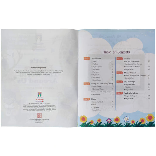 Let's Explore The World Around Us Activity Book Level 2 - Saleemi Book Depot 