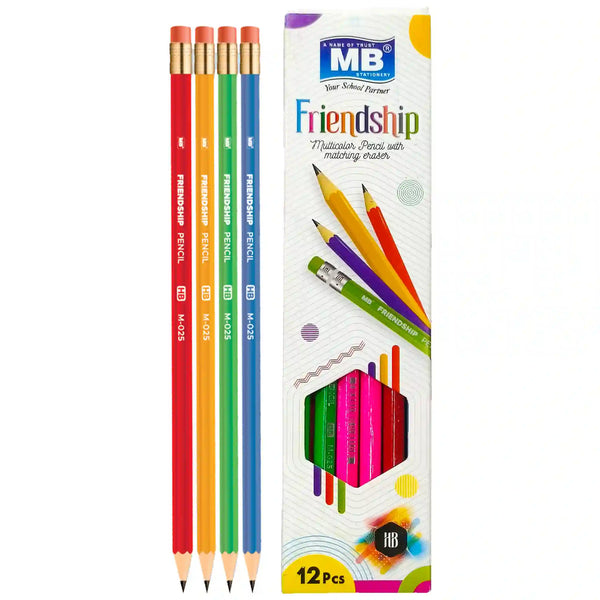 MB Friendship Rubber Tip Lead Pencil M715 - Saleemi Book Depot 