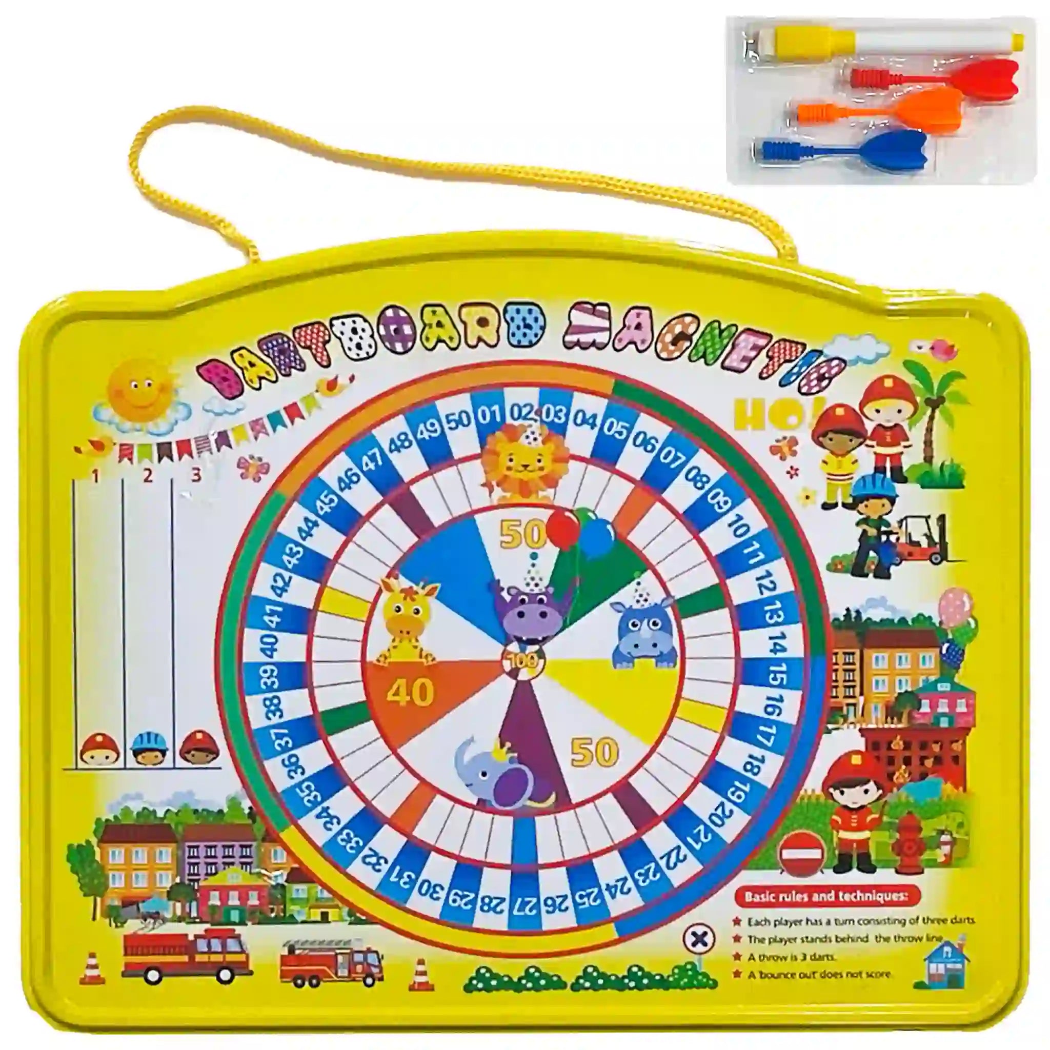 Magnetic Dart Board Game for Kids 16936 - Saleemi Book Depot 