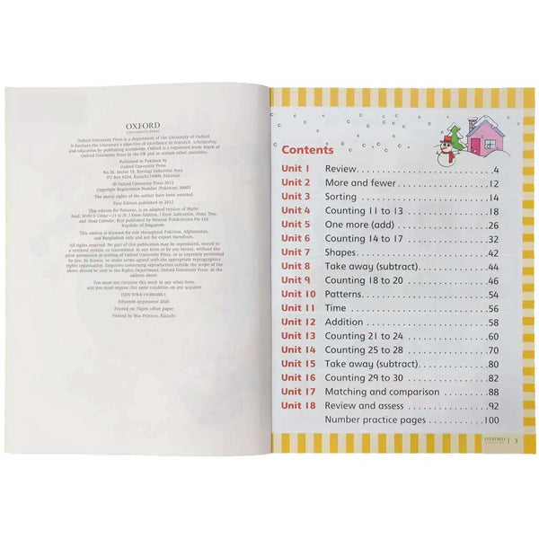 Math For Early Learner Year 2 Oxford - Saleemi Book Depot 
