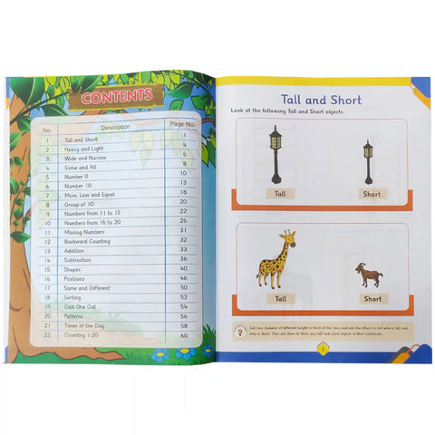 Math Primer A Nursery SNC KPK Afaq Sun Series - Saleemi Book Depot in pakistan