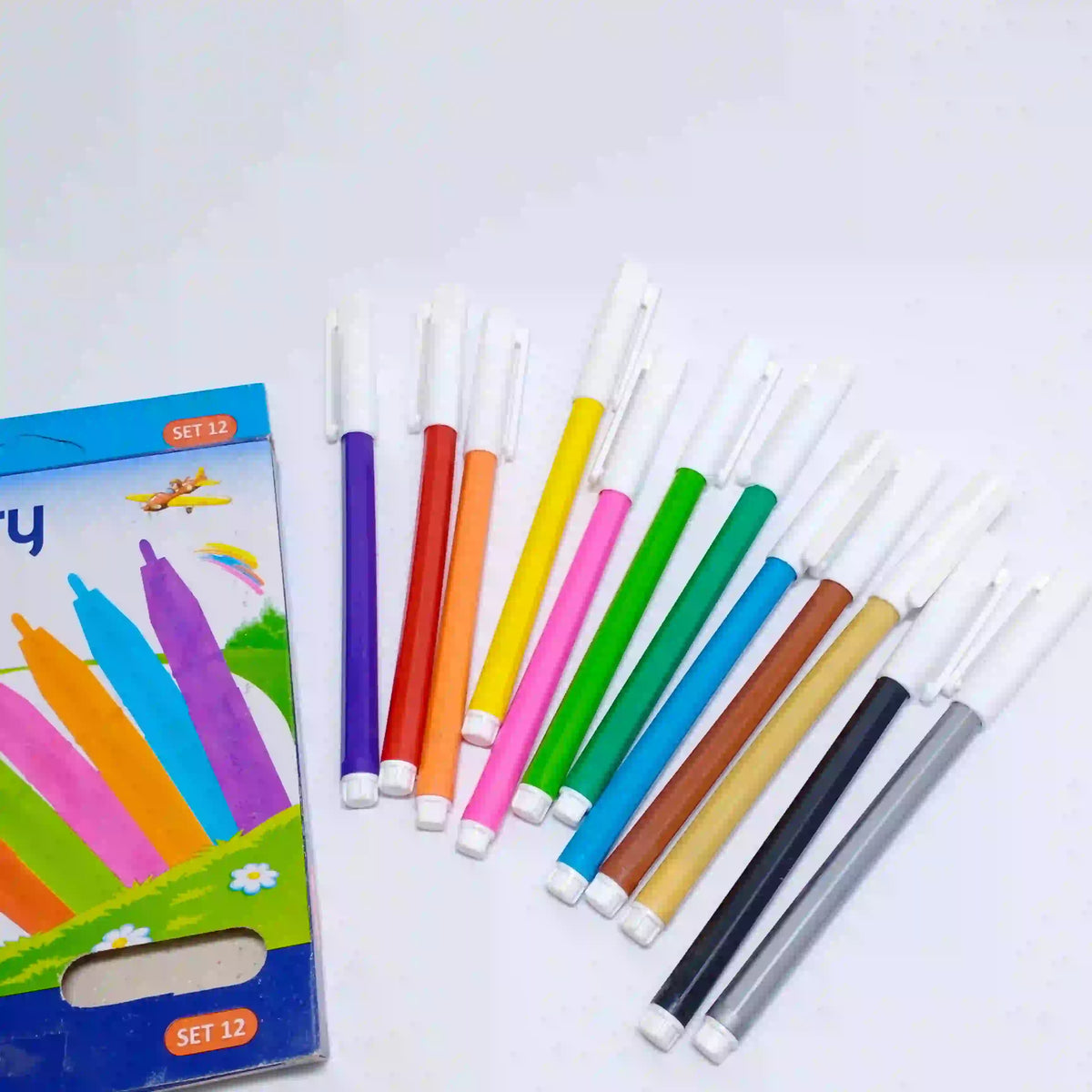 Mercury Marker Colour Set 12Pcs - Saleemi Book Depot in pakistan