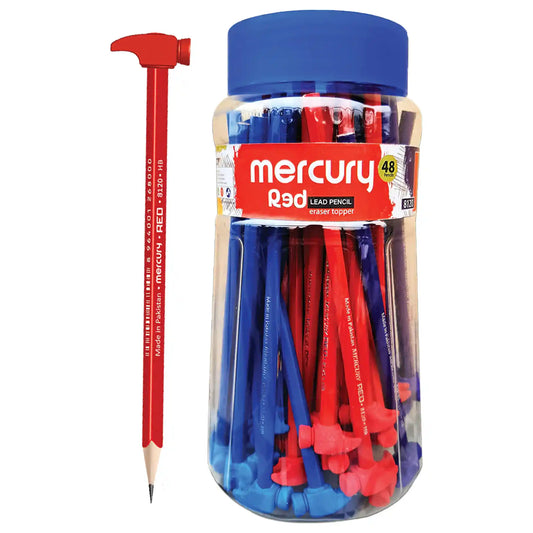 Mercury Pencil RED 8120 Eraser Topper Hammer - Saleemi Book Depot in pakistan