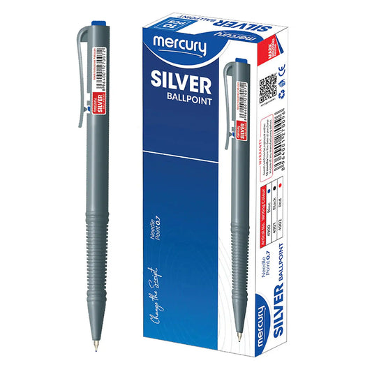 Mercury Silver Ballpoint Pen - Saleemi Book Depot in pakistan