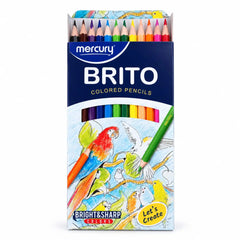 Mercury Brito 12 Colour Pencil Full Card