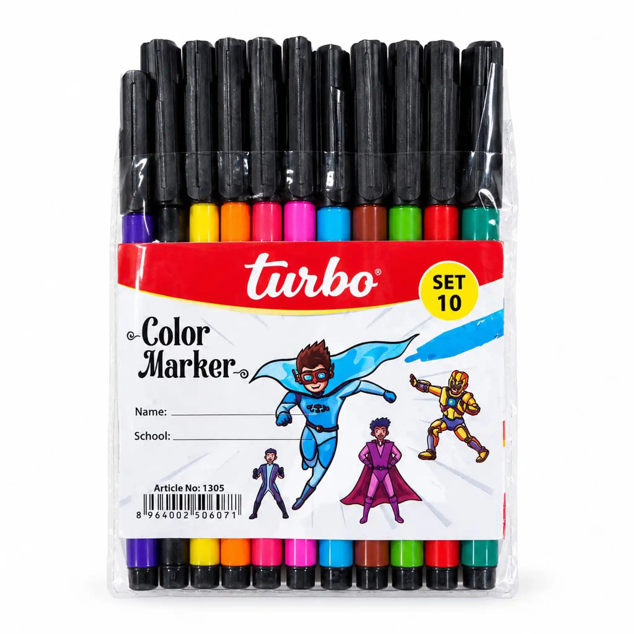 Mercury Turbo Marker Set 10 Piece 