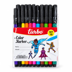Mercury Turbo Marker Set 10 Piece 