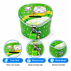 Metal kids Money Saving Box Piggy bank