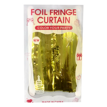 Metallic Tinsel Fringe Foil Straight Curtain Party