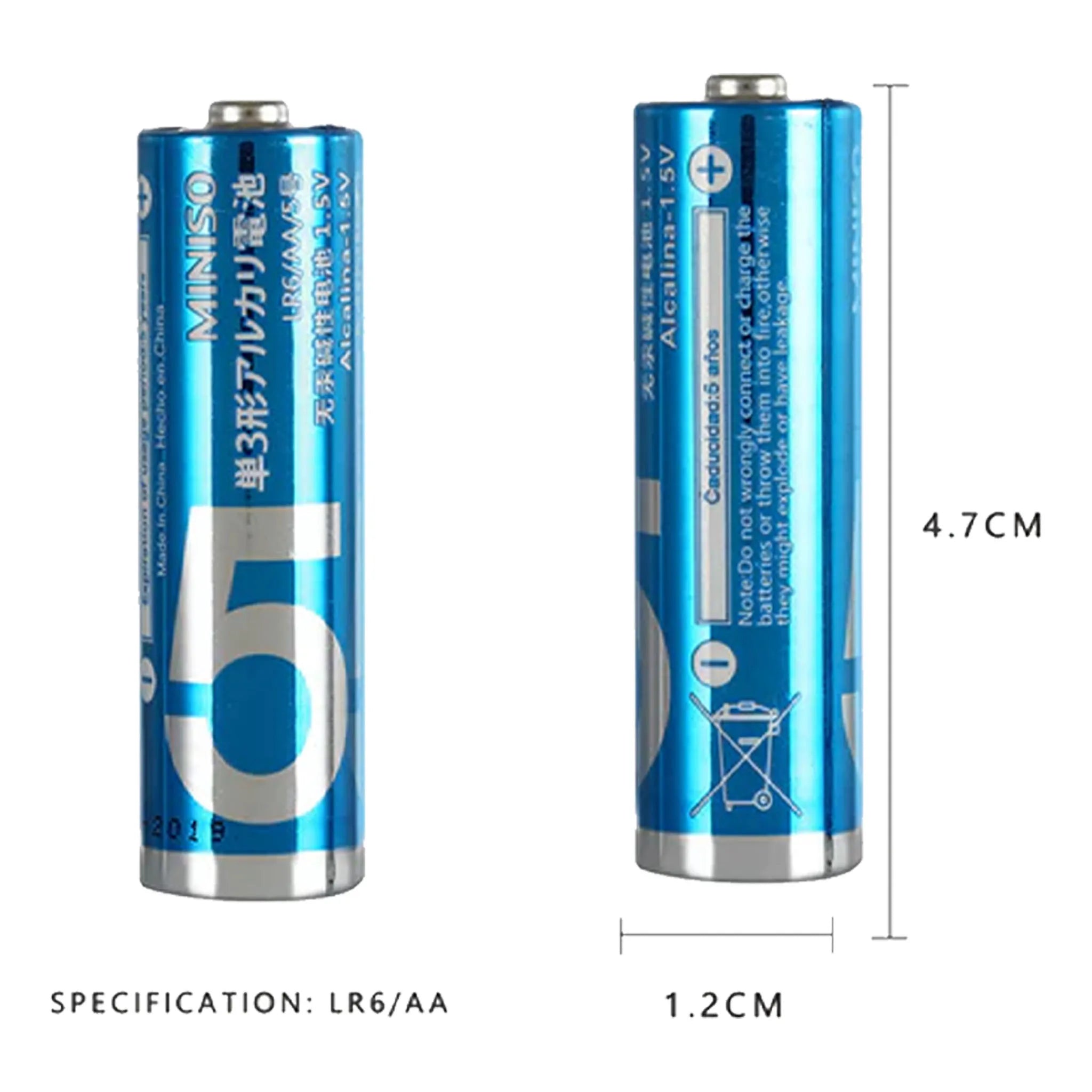 Miniso Alkaline AA Cell 1 Pcs - Saleemi Book Depot in pakistan