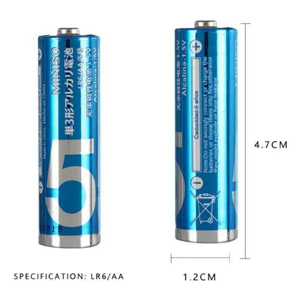 Miniso Alkaline AA Cell 1 Pcs