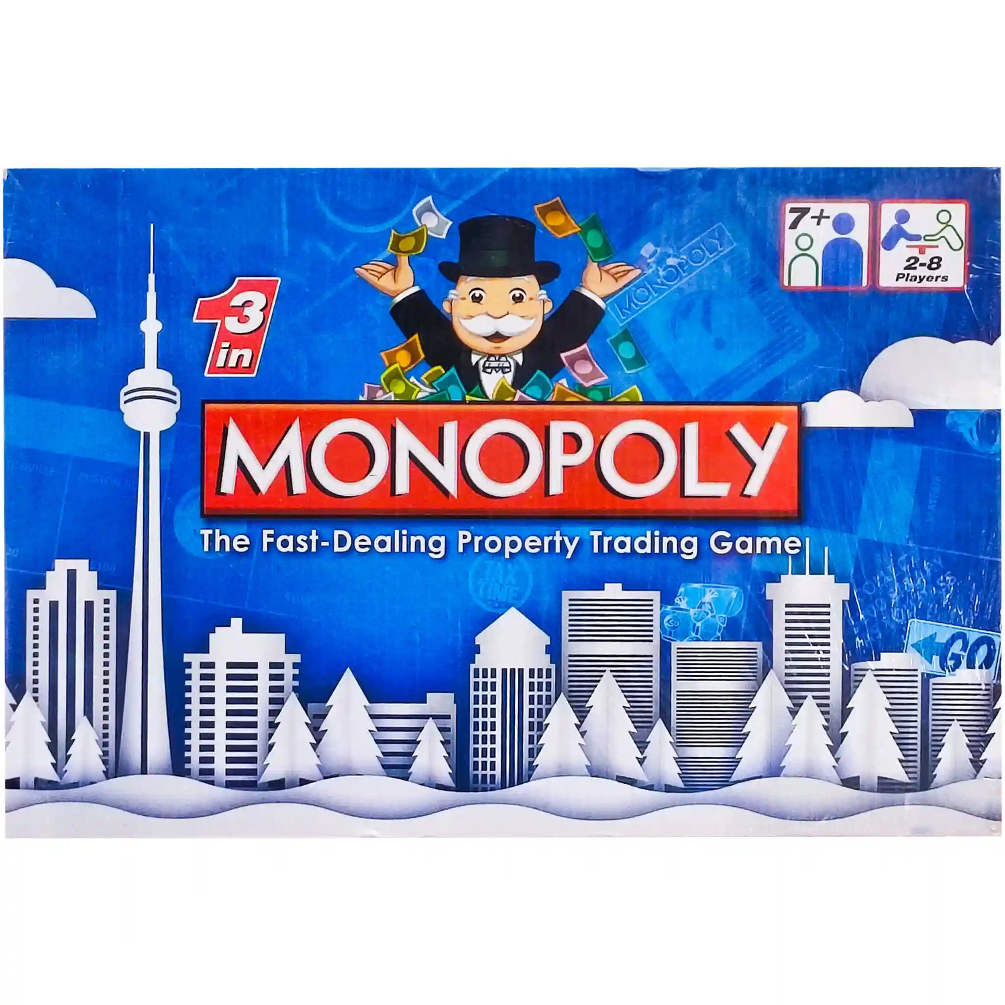 Monopoly Card Game 3 in 1 - Saleemi Book Depot in pakistan