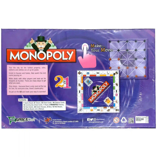 Monopoly Card game 2 in 1 For Kids - Saleemi Book Depot in pakistan