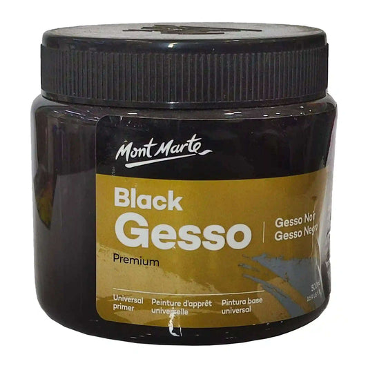 Mont Marte Black Gesso 500ML - Saleemi Book Depot 