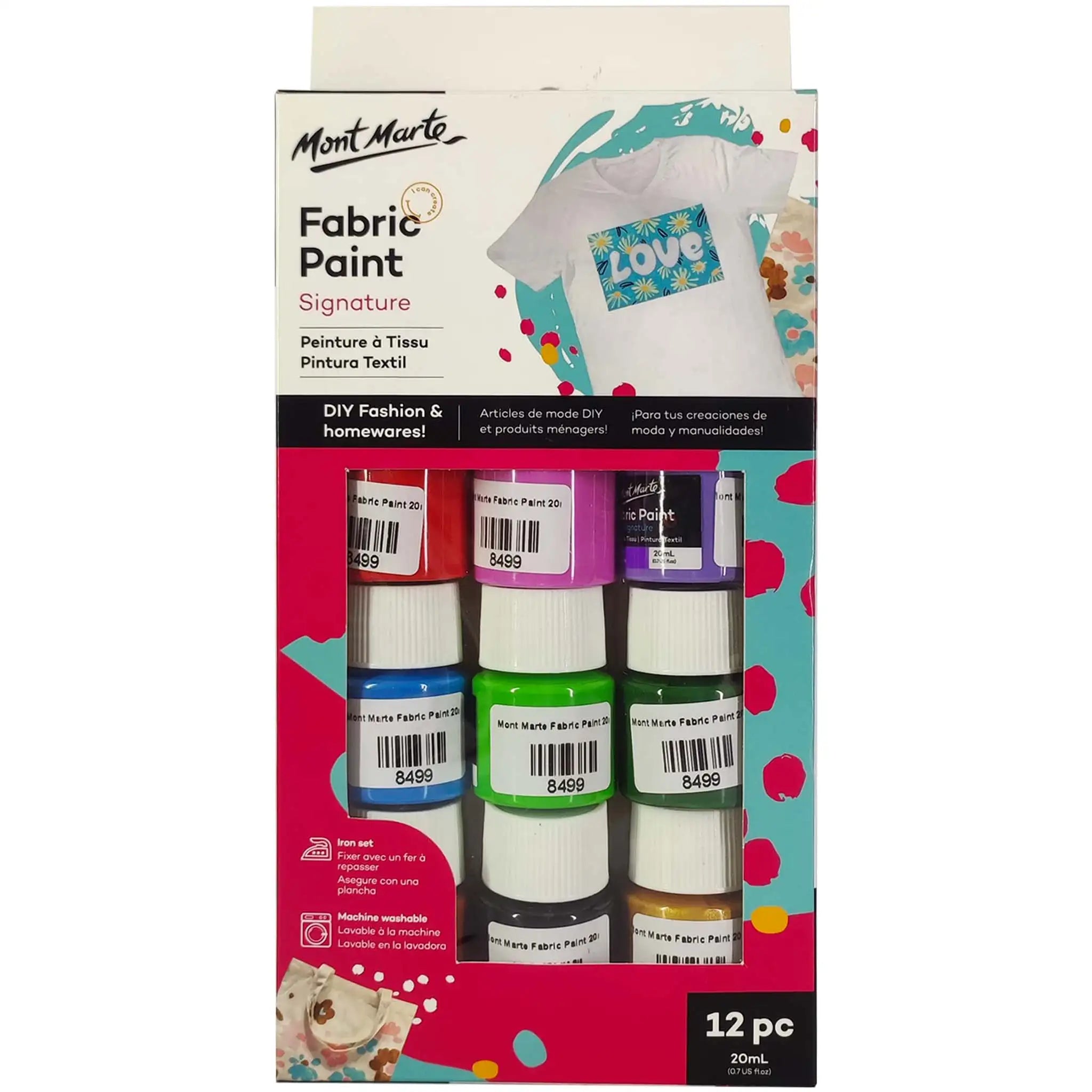Mont Marte Fabric Paint 20ml Piece - Saleemi Book Depot in pakistan