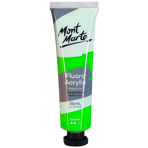 Mont Marte Flouro Acrylic Paint Set - Saleemi Book Depot in pakistan