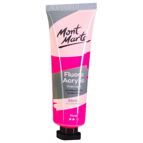 Mont Marte Flouro Acrylic Paint Set - Saleemi Book Depot in pakistan
