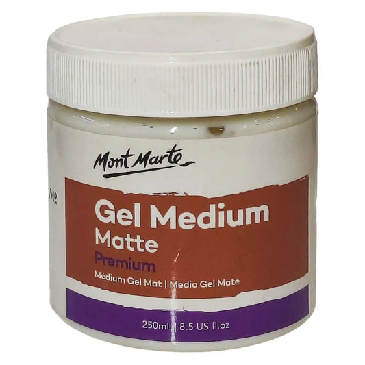 Mont Marte Gel Medium Matte Premium 250ml - Saleemi Book Depot 