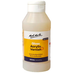 Mont Marte Gloss Acrylic Varnish Signature 250ml - Saleemi Book Depot 
