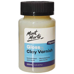 Mont Marte Gloss Clay Varnish Signature 120ml - Saleemi Book Depot 