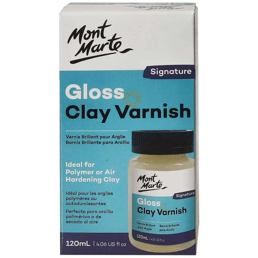 Mont Marte Gloss Clay Varnish Signature 120ml - Saleemi Book Depot 