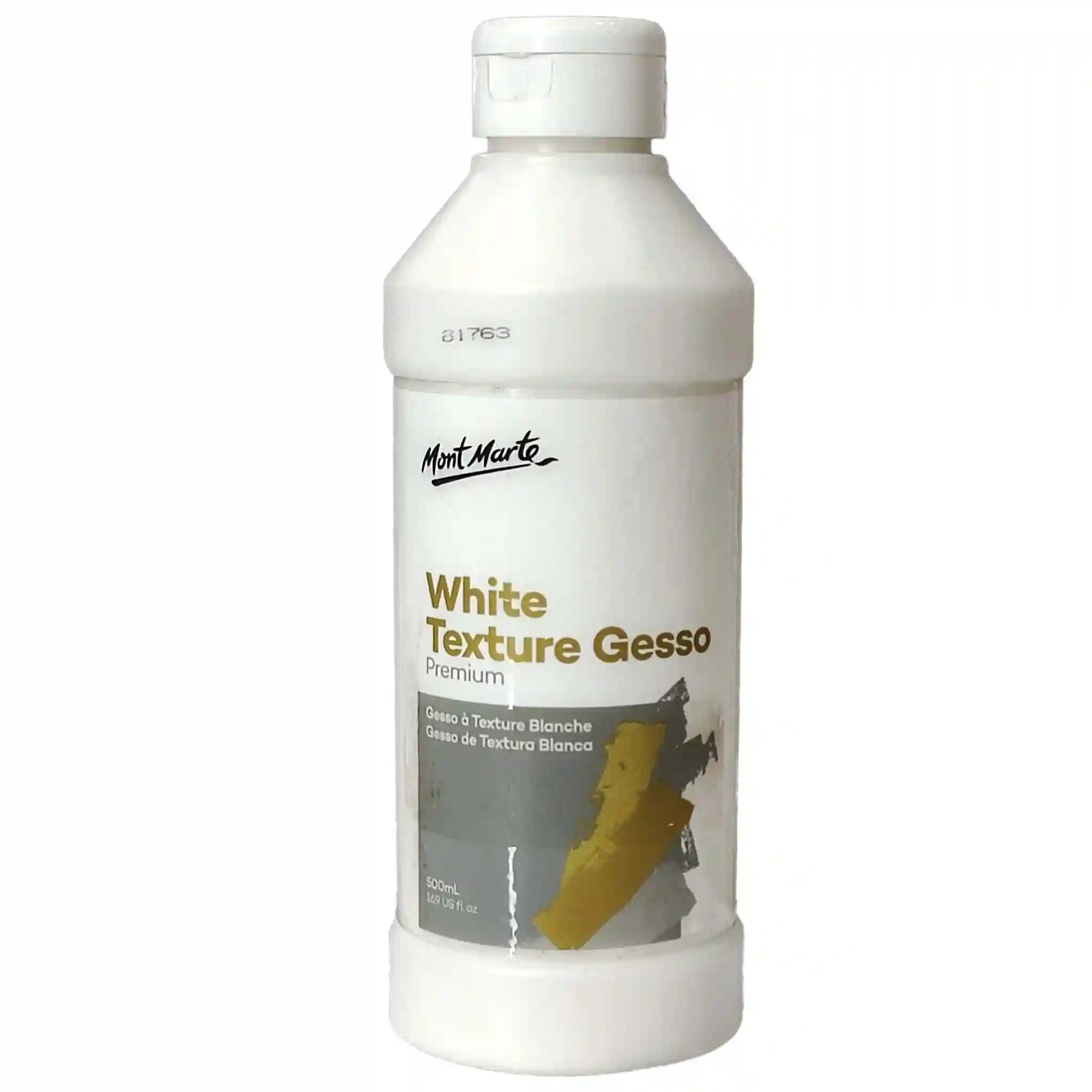 Mont Marte White Texture Gesso 500ml MPA5001 - Saleemi Book Depot 