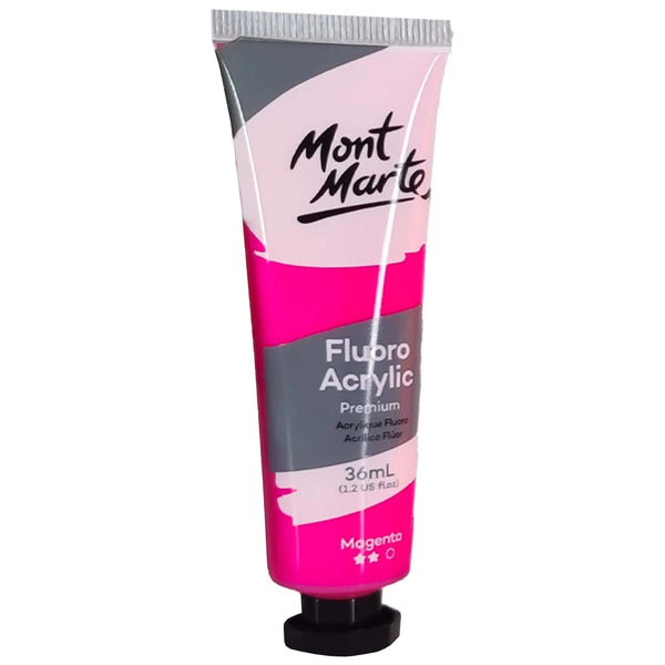 Mont Marte Flouro Acrylic Paint Set