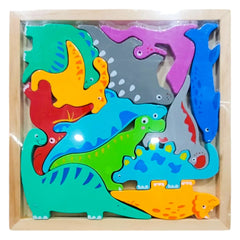 Montessori-Style 3D Wooden Shape Matching Puzzle