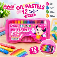 Mouse Boy 12-Color Oil Pastels Model No T812-3