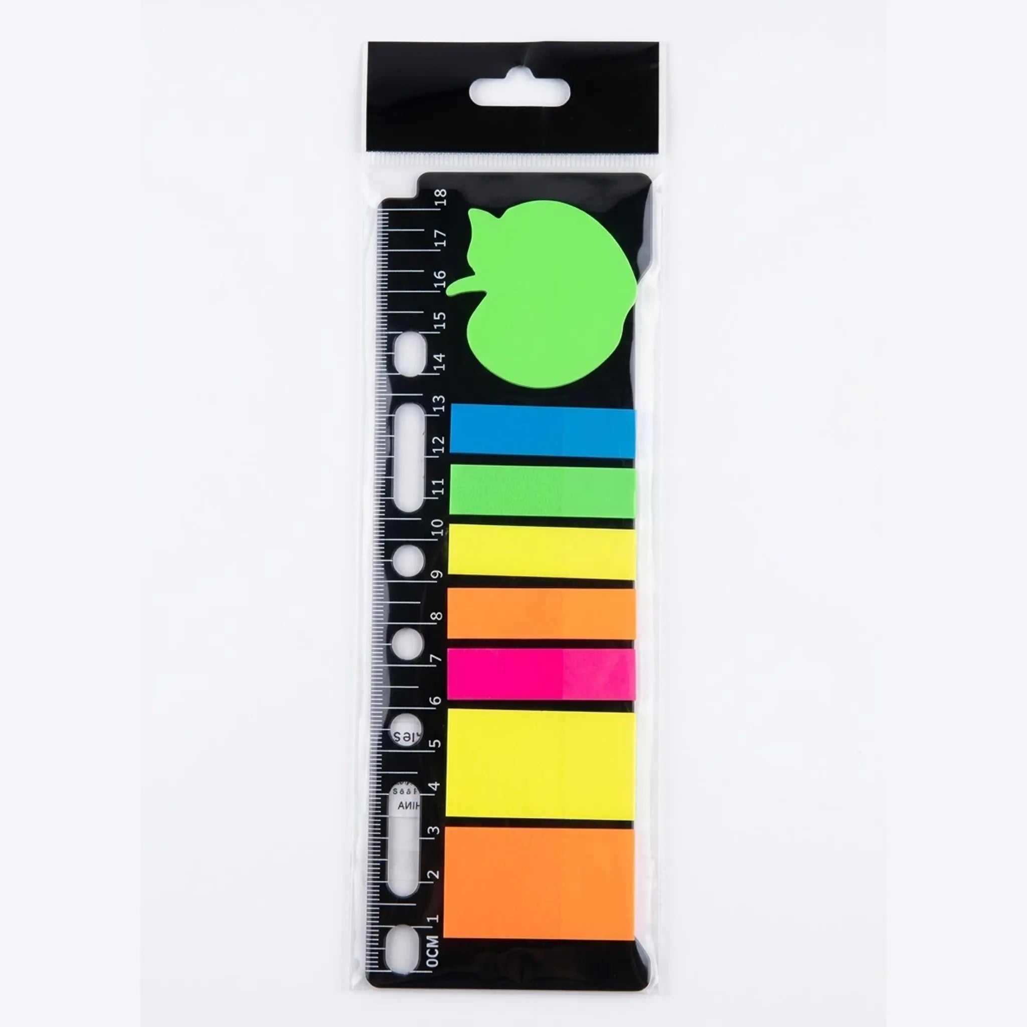 Multicolour Sticky Note Flags and Ruler Bookmark Set - Saleemi Book Depot in pakistan