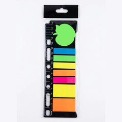 Multicolour Sticky Note Flags and Ruler Bookmark Set - Saleemi Book Depot in pakistan