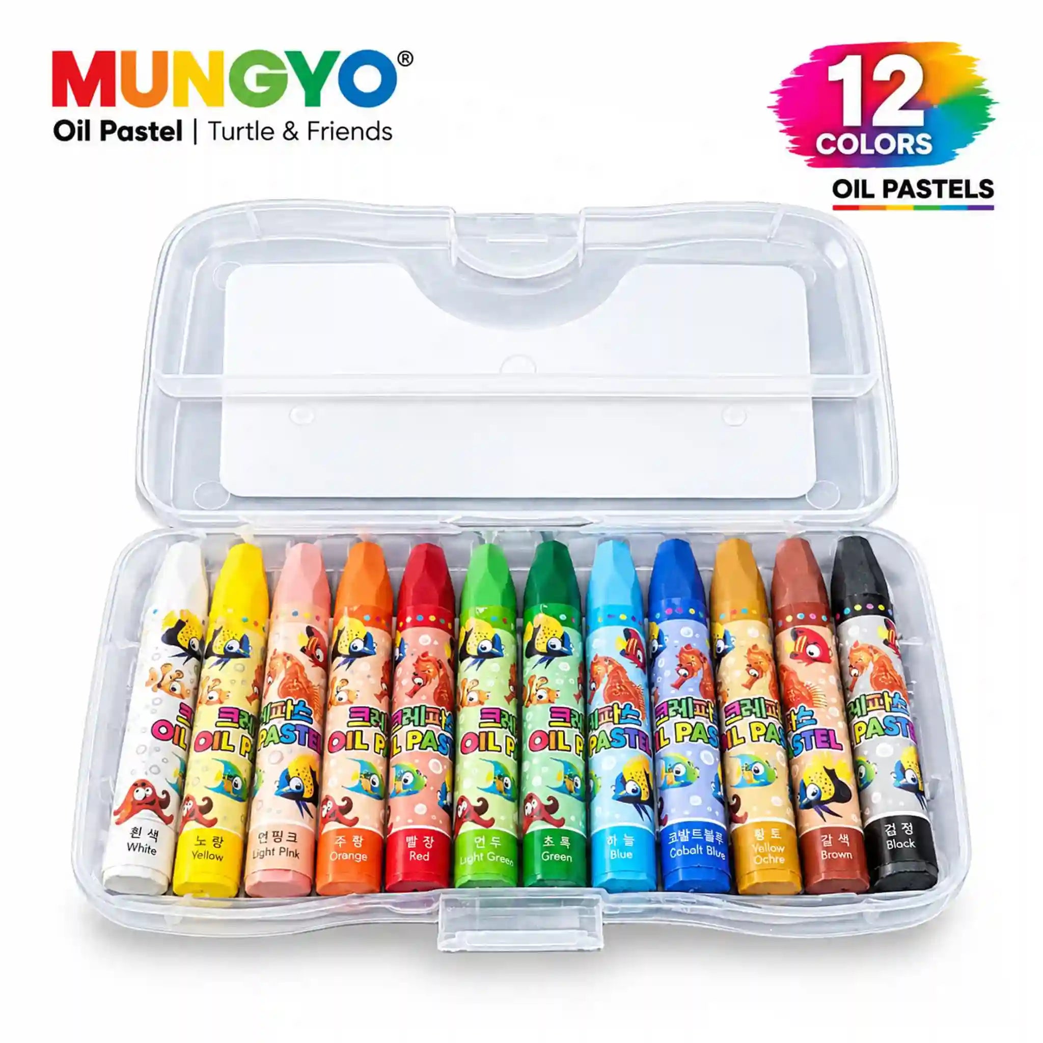 Mungyo Oil Pastels Color Pack Of 12 Pieces