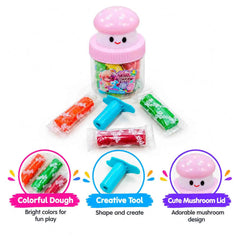 Mushroom Play Dough Bottle Set