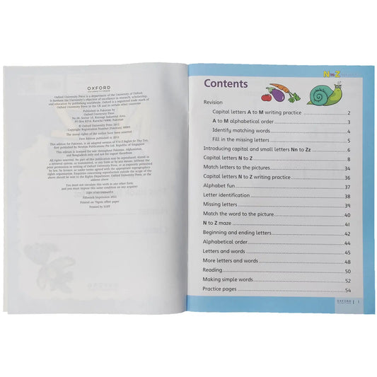 N to Z Alphabet Fun Nursery Oxford - Saleemi Book Depot 