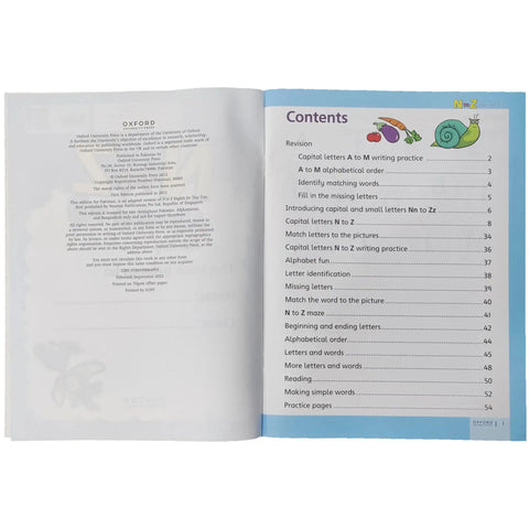 N to Z Alphabet Fun Nursery Oxford - Saleemi Book Depot 