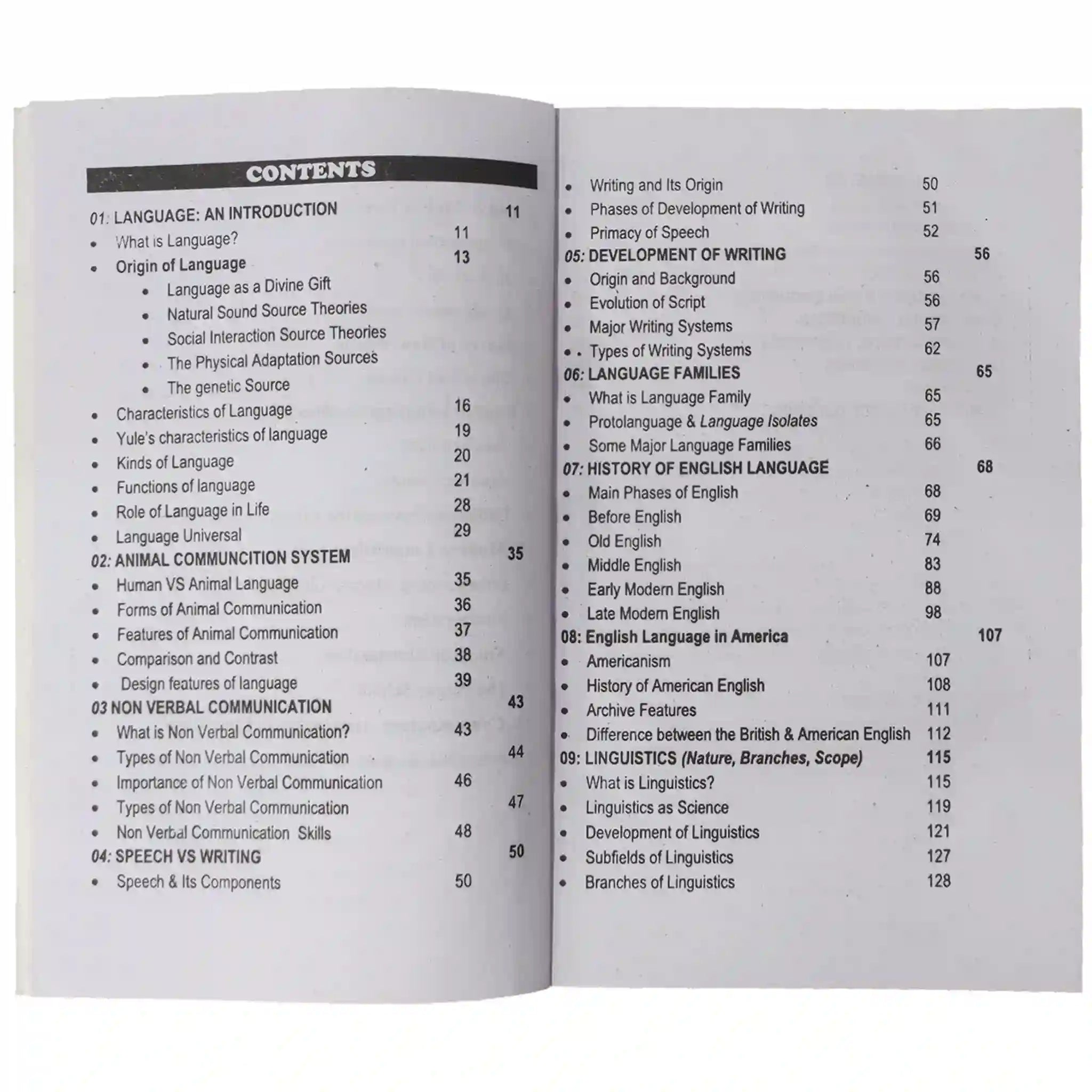NIMBUS Introduction To Language Studies (Linguistics-I) For ADP BS By Saleem Sajid - Saleemi Book Depot 