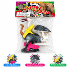 Natural World Birds Animals Toy Set