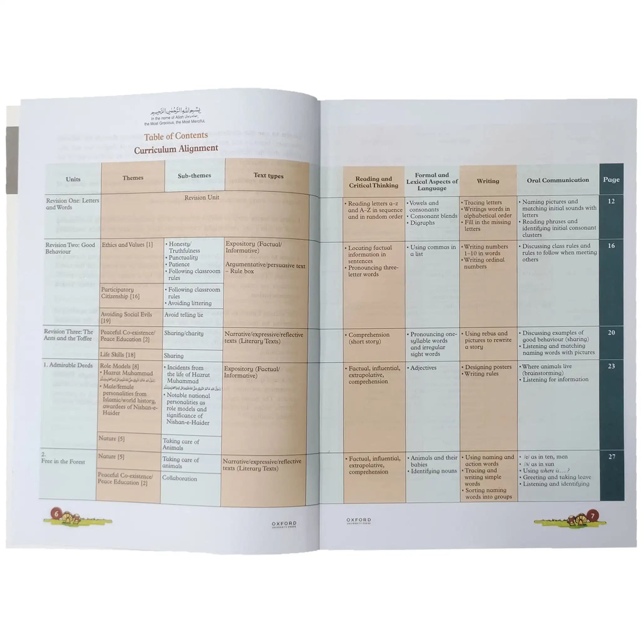 New Broadway CourseBook For Grade 1 Oxford SNC - Saleemi Book Depot 