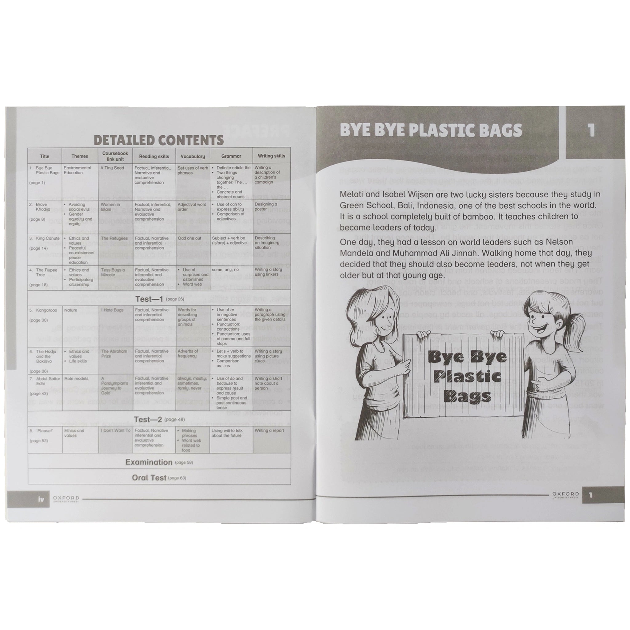 New Broadway Workbook For Grade 4 Oxford - Saleemi Book Depot 