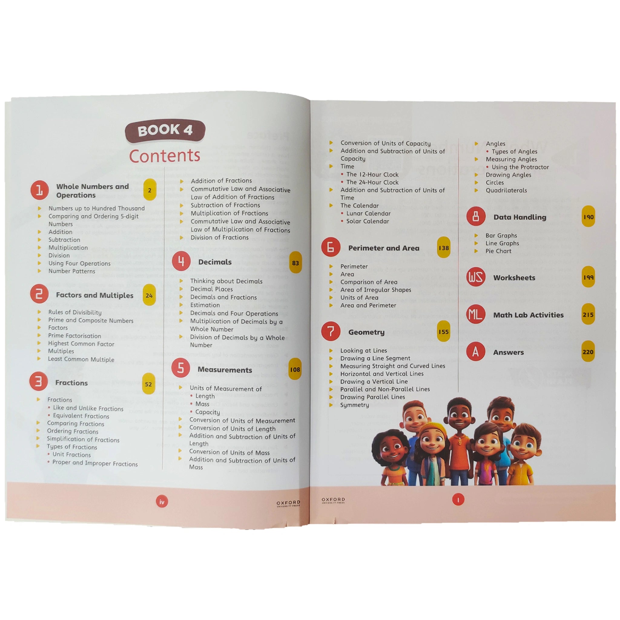 New Countdown Math Enhanced Blended Edition Class 4 oxford - Saleemi Book Depot 
