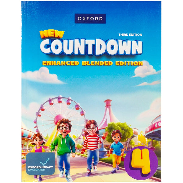 New Countdown Math Enhanced Blended Edition Class 4 oxford - Saleemi Book Depot 