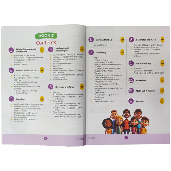 New Countdown Math Enhanced Blended Edition Class 5 Oxford - Saleemi Book Depot 