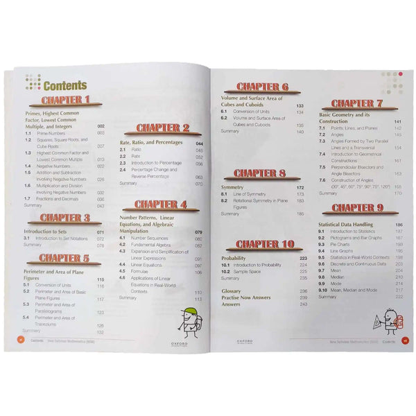 New Secondary Math 1 Course Book Oxford APS - Saleemi Book Depot 