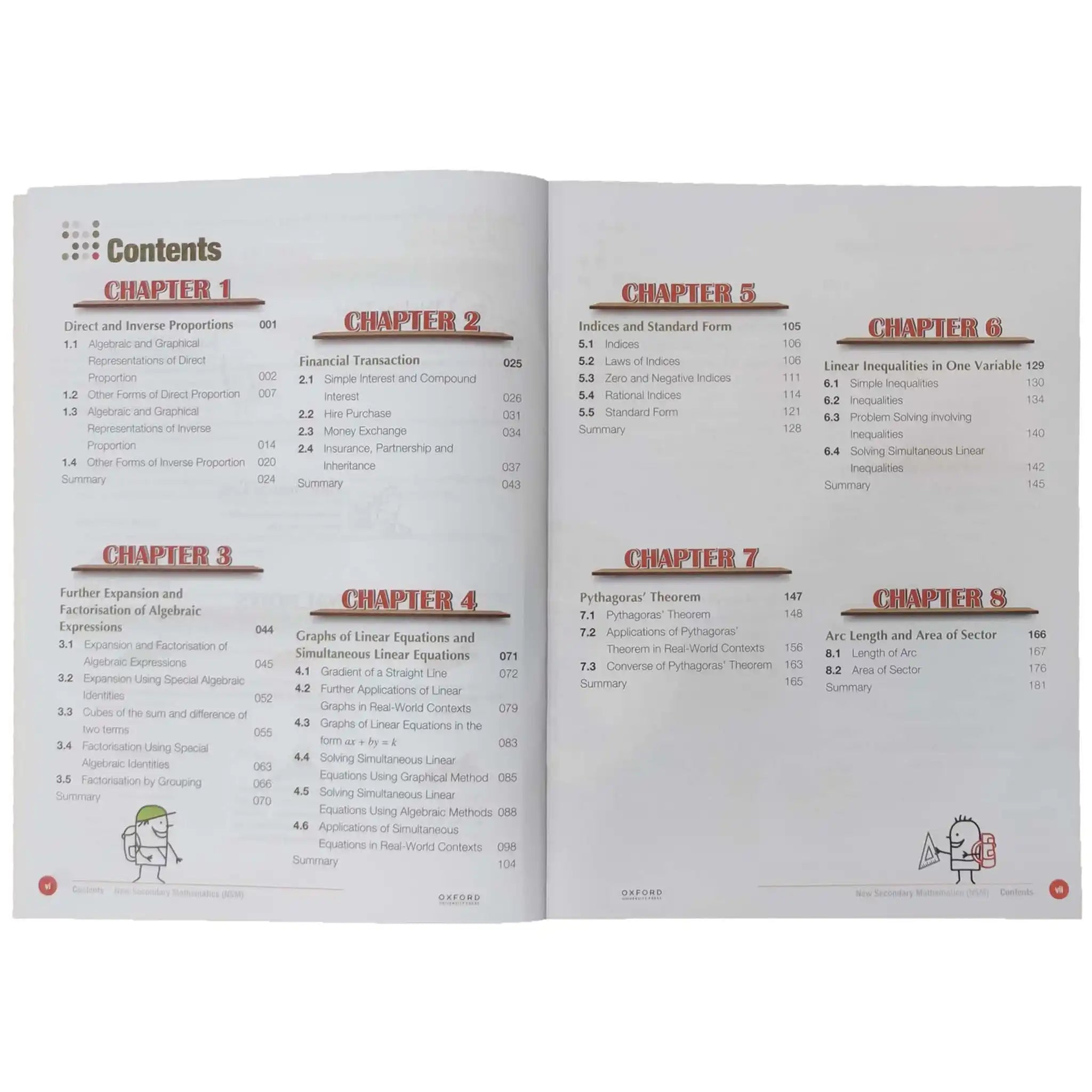 New Secondary Math 3 Course Book Oxford APS - Saleemi Book Depot 