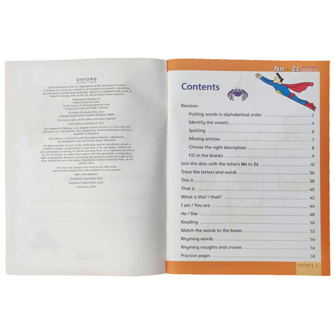 Nn To Zz Alphabet Fun With Dots Kindergarten Oxford - Saleemi Book Depot 